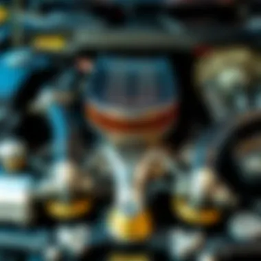 A close-up view of a car's engine, highlighting the engineering excellence behind its power