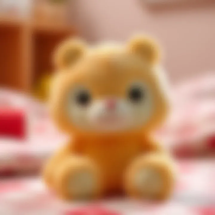 Soft plush toy for cuddly comfort