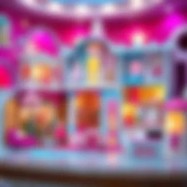 Various designs of Barbie's Dreamhouse reflecting creativity and style.