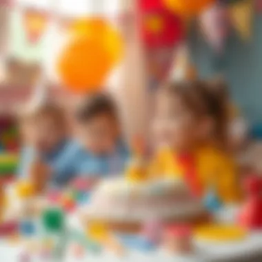 An array of fun birthday activities for children