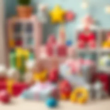 Thoughtful gift selection for a baby's birthday