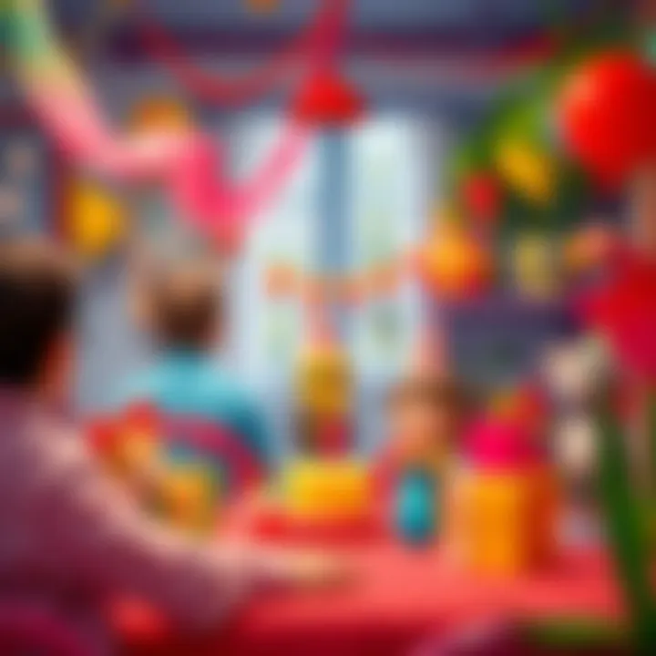 Welcoming atmosphere for birthday guests