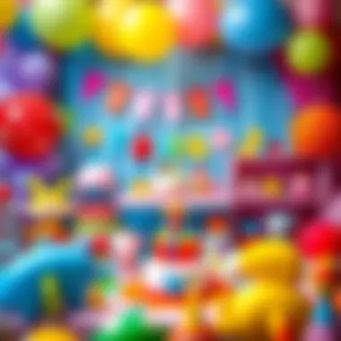 Colorful Baby Shower Themes Colorful baby shower decorations showcasing various themes and ideas