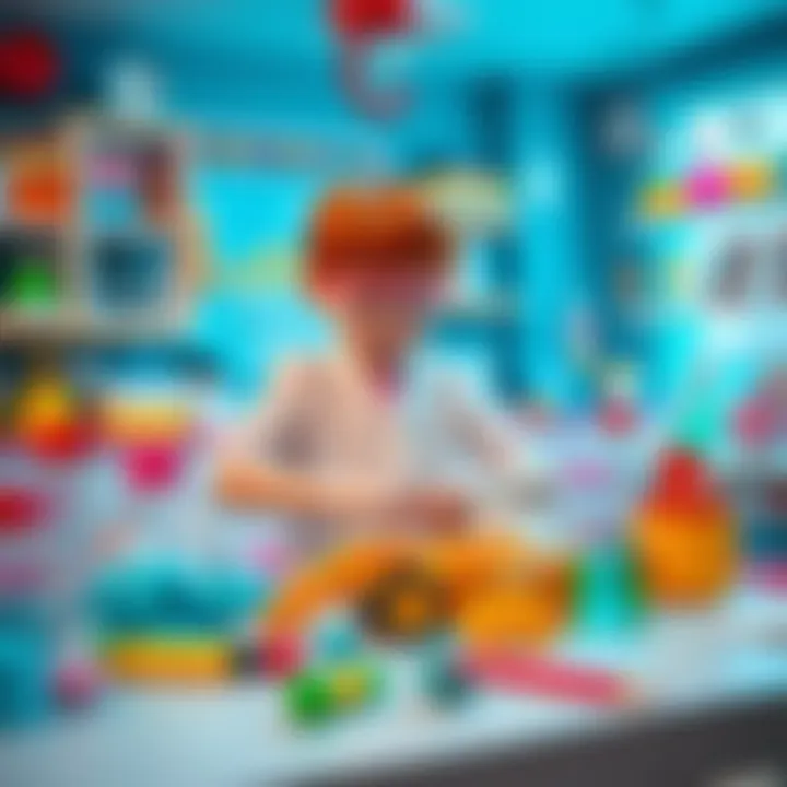 Fusion of Creativity and Learning Creative toys and learning materials in a science lab setting