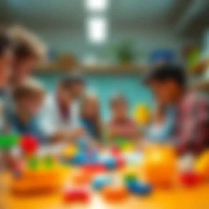 Facilitating Exploration and Discovery Educators facilitating exploration in a lab space