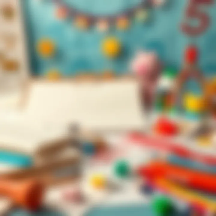 An assortment of canvas and drawing papers spread out creatively