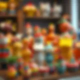 Creative ceramic art display