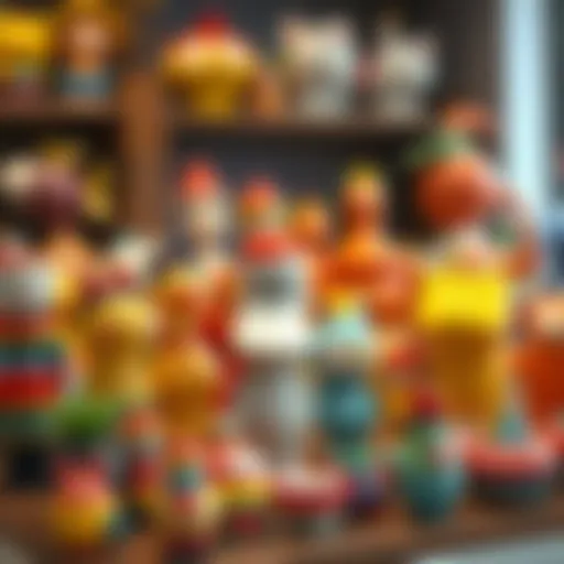 Creative ceramic art display