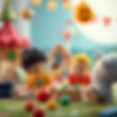 Imaginative Play with Makka Pakka Children engaging in imaginative play with Makka Pakka