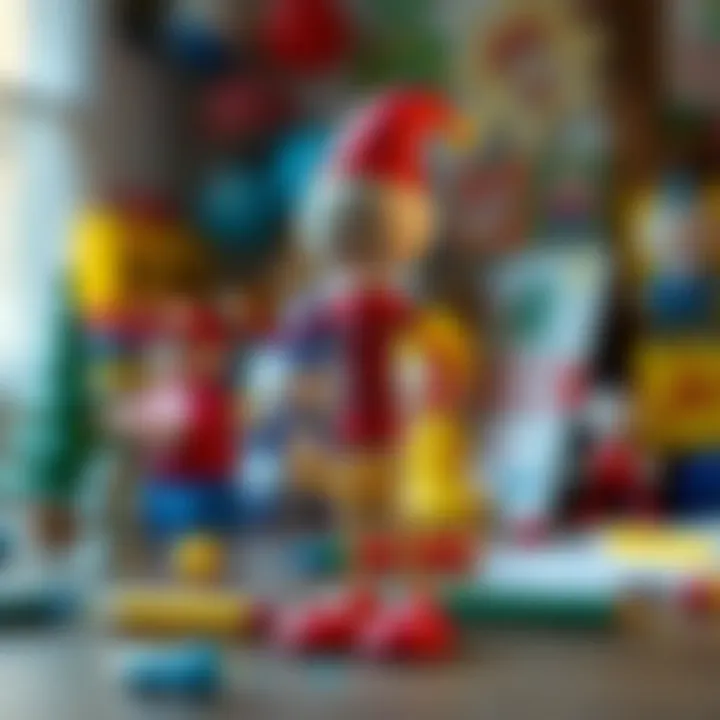 Finished stick figure showcasing creativity