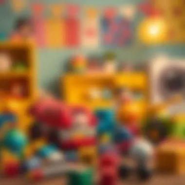 Impact on Child Development Infographic illustrating the impact of toys on child development.