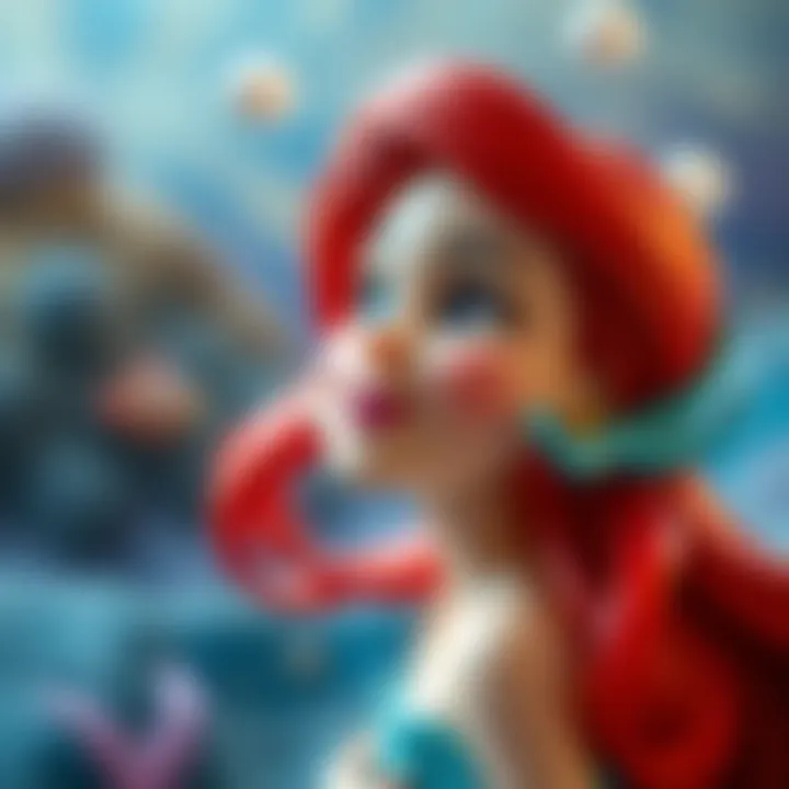 Ariel dreaming of life above the sea