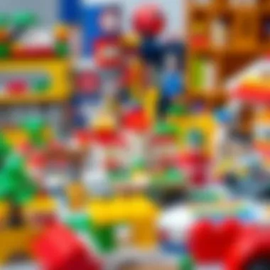 Diverse Lego sets showcasing educational benefits