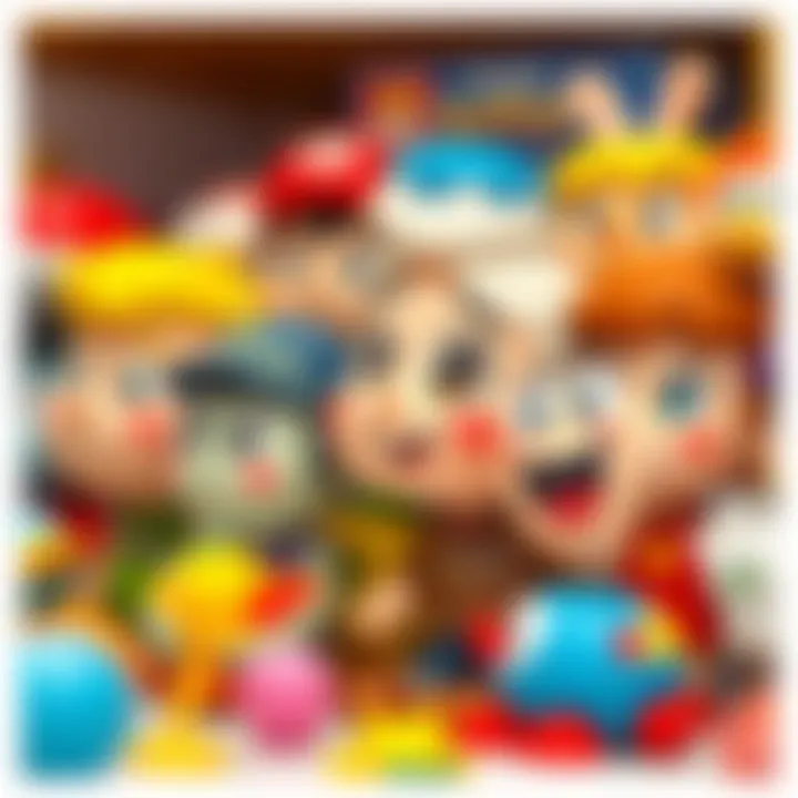 Illustration highlighting the emotional impact of cartoon characters