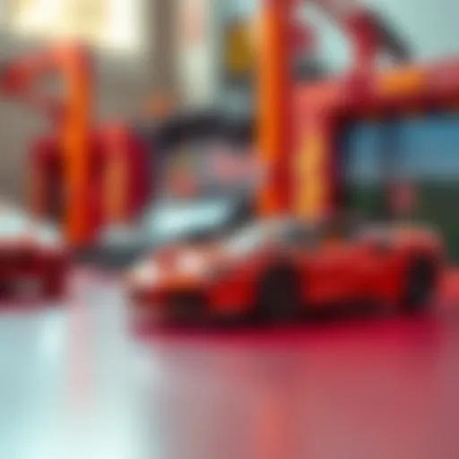 Ferrari remote-controlled car showcasing sleek design