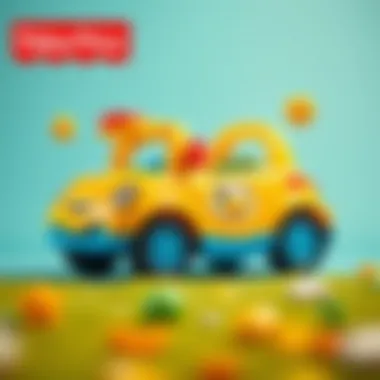 Fisher Price Smile Car showcasing its educational features