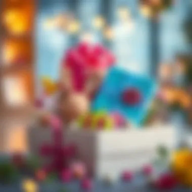 Elegant gift box arrangement for special occasions