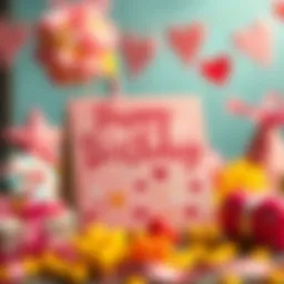 A beautifully designed birthday card with a heartfelt message