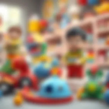 Parents selecting the best wobbling toys for their kids