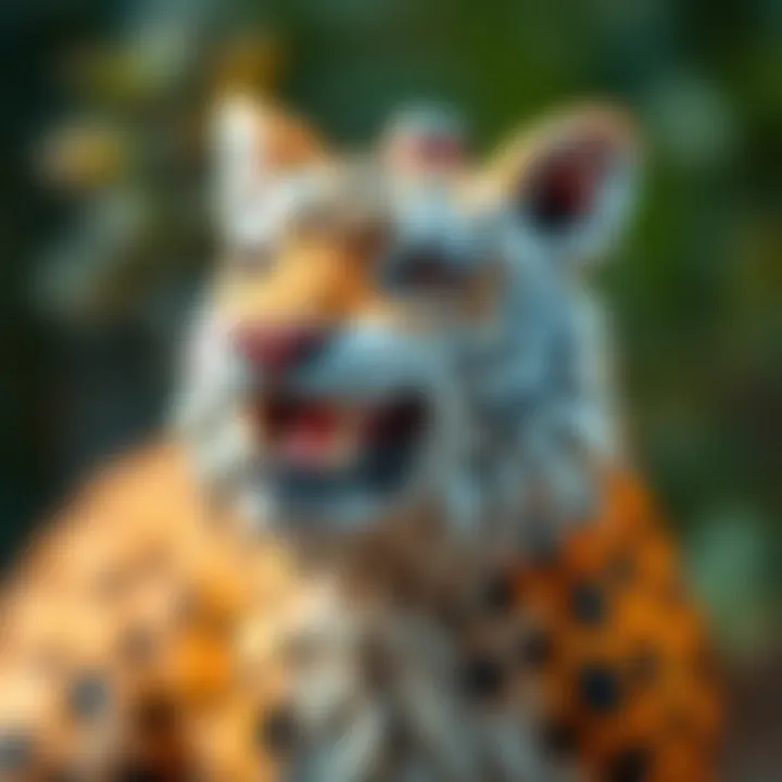 Majestic Animal Behavior A majestic animal showcasing unique behavioral traits