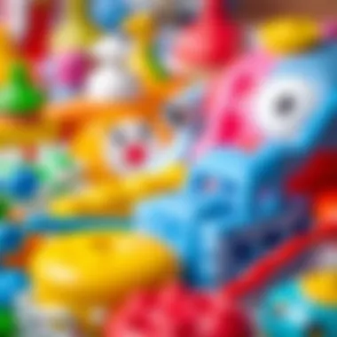 Close-up of high-quality materials used in water-filled toys
