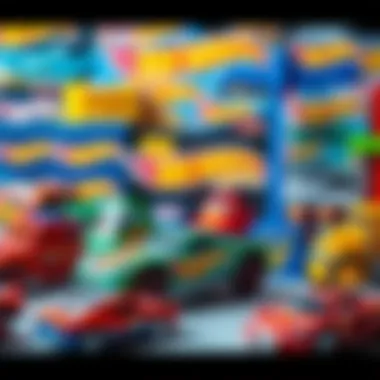 Gift selection of educational Hot Wheels toys