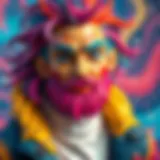 Colorful depiction of Jackson Storm