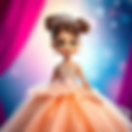 The Essence of Elegance in Children's Ball Gowns Elegant girl in a ball gown showcasing confidence