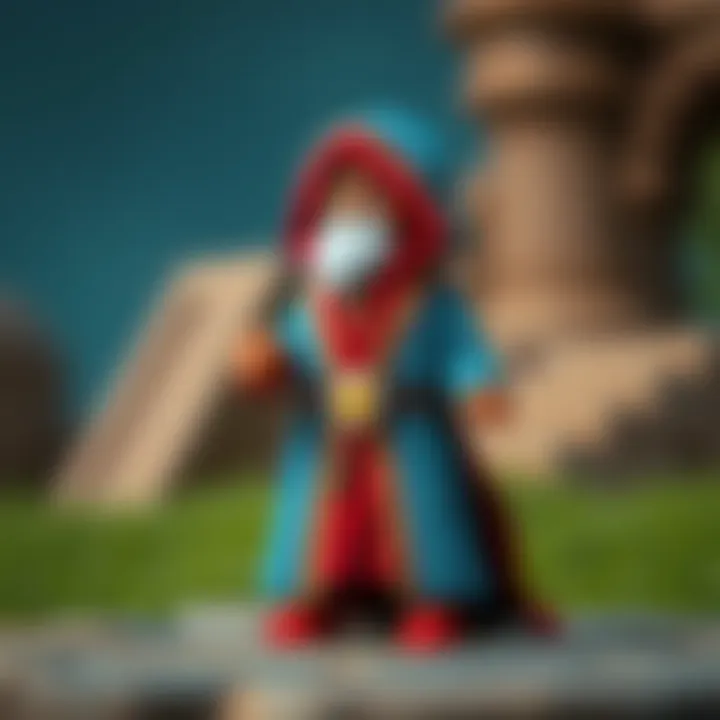 Design Elements of Kral Şakir's Robe Illustration showcasing the design elements of Kral Şakir's robe