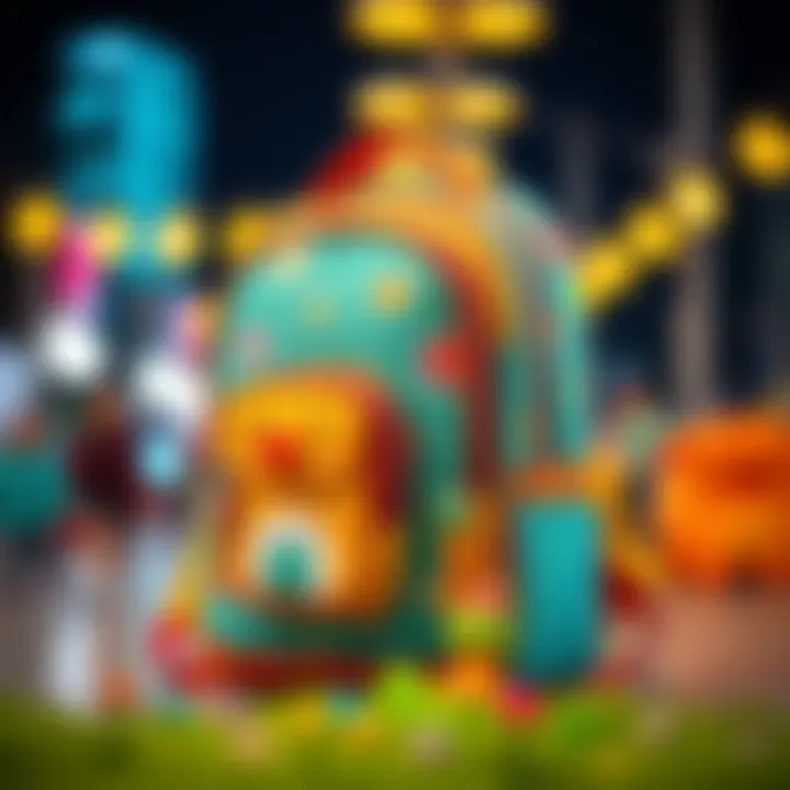 Stylish Kuromi backpack for school with trendy design