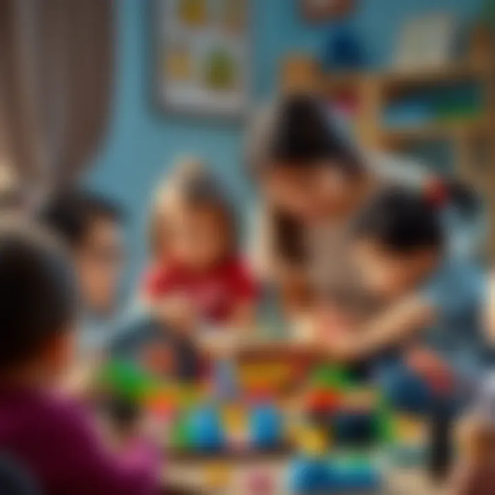 A family collaborating on building the Lego 21177 set, highlighting family bonding through play.