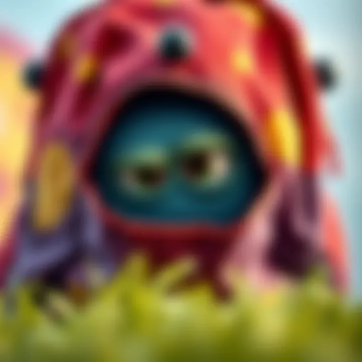 A close-up of the safety features in a Monster bag