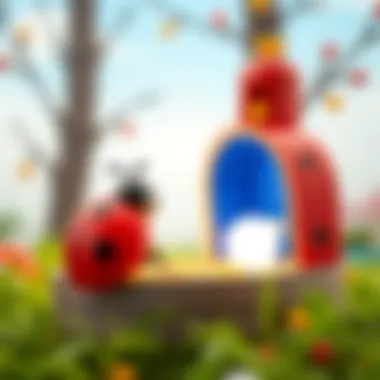 Educational play ideas featuring a ladybug box