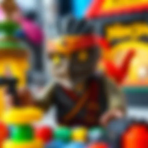 Creative playtime with Ninja Go Lego sets