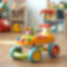 Colorful activity walker designed for toddlers