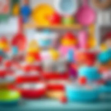 Exploring Various Types of Toy Cookware Different types of toy pots and pans displayed for selection