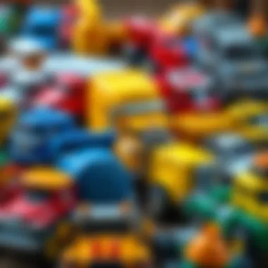 Exploring Different Toy Truck Types Various types of toy trucks displayed together