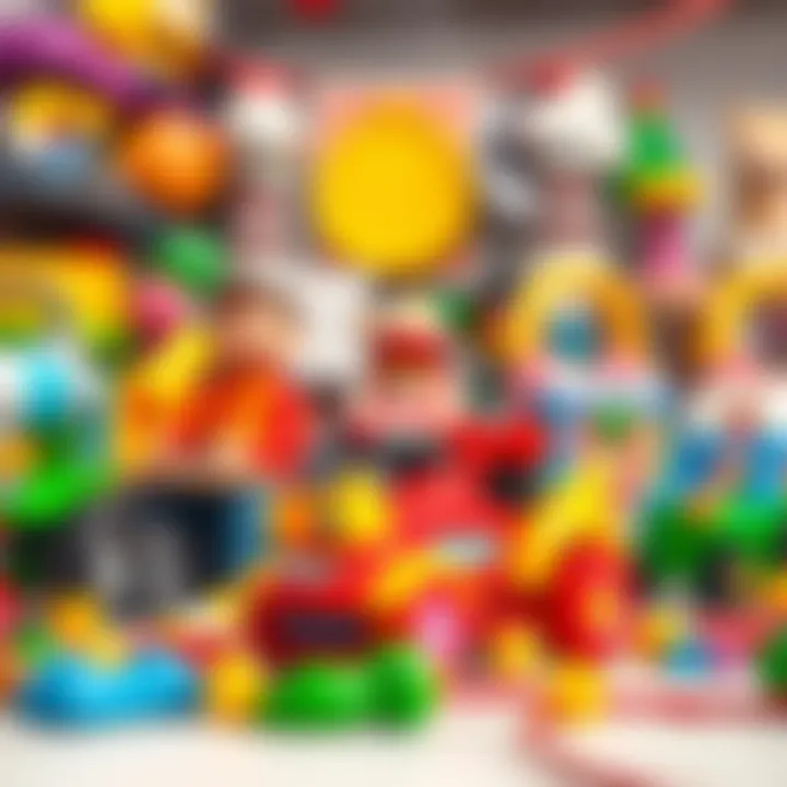 Trendy toys showcasing modern advancements in child play