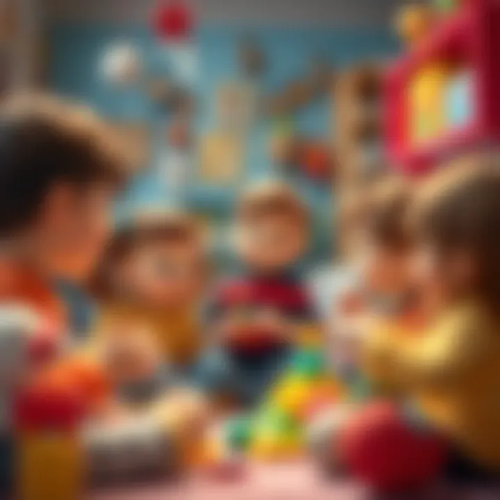 Parents discussing toy safety standards