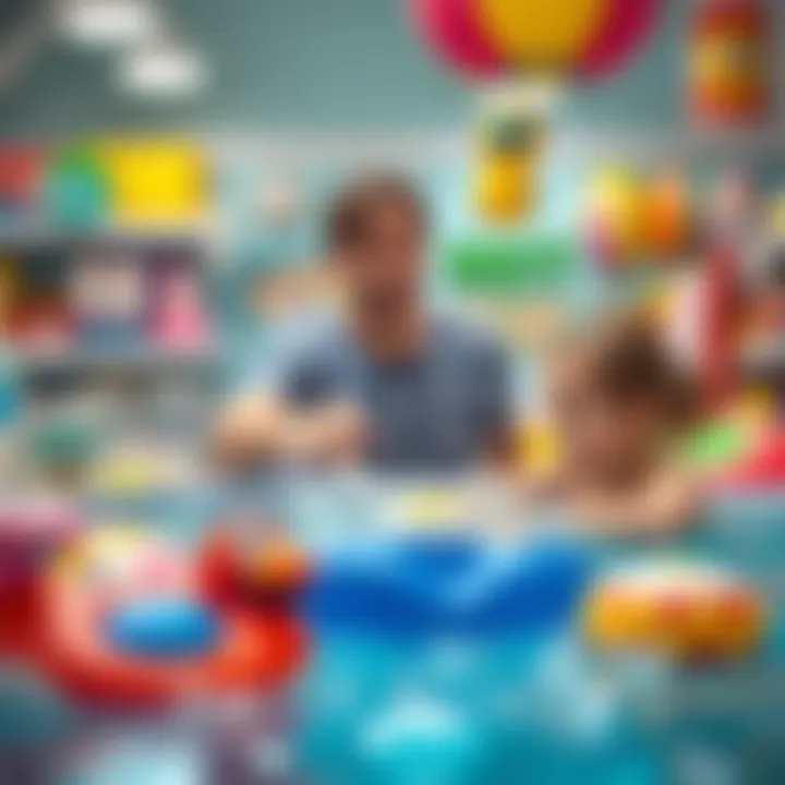 Parents selecting the best water-filled toys for their children