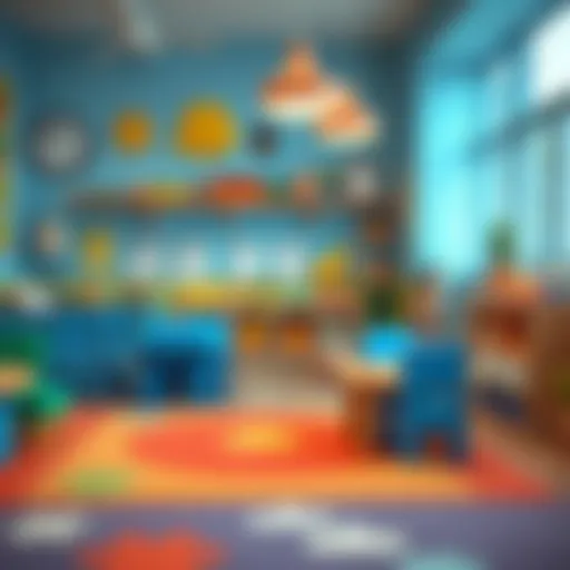 Educational environment in a nursery