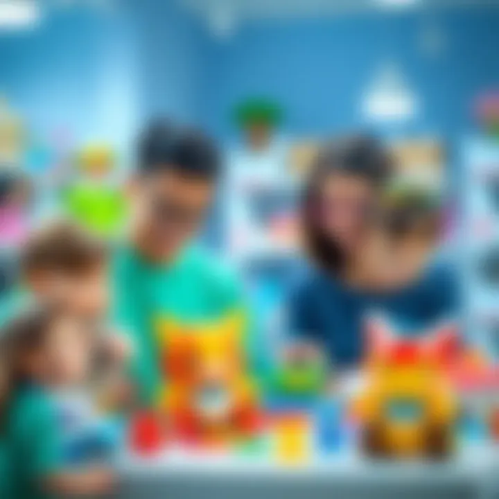 Guiding Parents in Toy Selection Parents choosing Playskool toys for child development