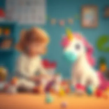 Children engaging in creative play with Poopsie Unicorn toys