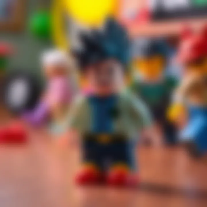 Close-up of a single Roblox figure highlighting its design