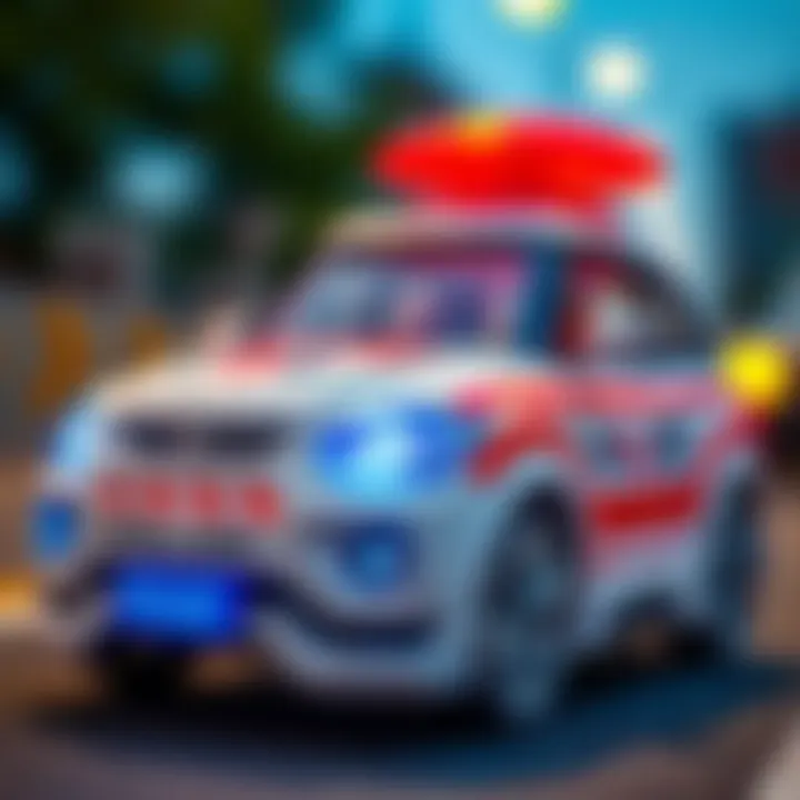 Safety features of robot police cars