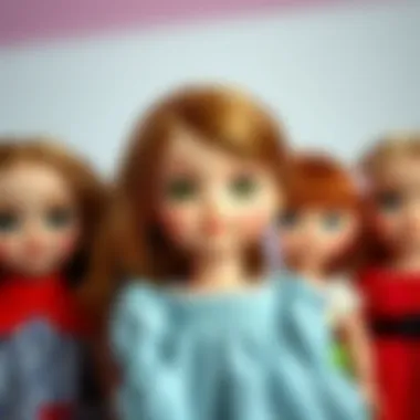A comparison of different styles of dolls, highlighting their unique features and designs.