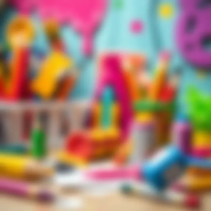 Safe and creative art supplies for kids