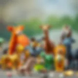 Colorful Schleich animal figures showcasing various species