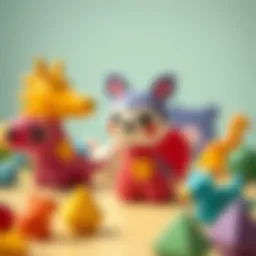 Colorful animal shapes that engage children's learning