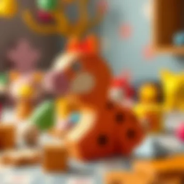 Creative activities using animal shapes for child development